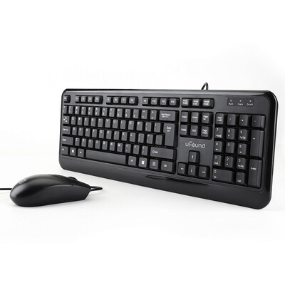 

Founder uFound U760 wired mouse&keyboard set wired waterproof keyboard usb mouth computer keyboard&mouse set self-operated