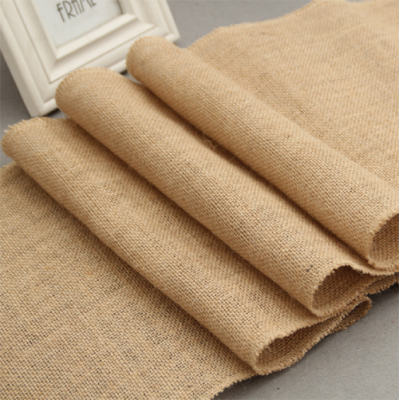 

Burlap Table Runner Rectangle Tablecloth Banquet Wedding Party Vintage Decor