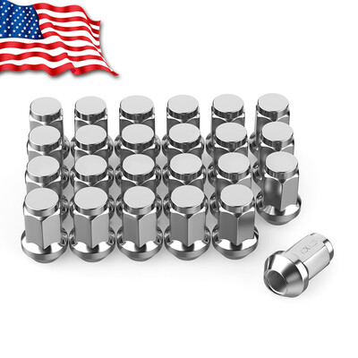 

24 Acorn Wheel Lug Nut 12x125 Chrome for Subaru Infiniti BRZ Impreza Forester