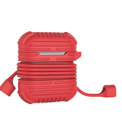 

Protective Silicone Cover for Air Pods Protection Skin Red
