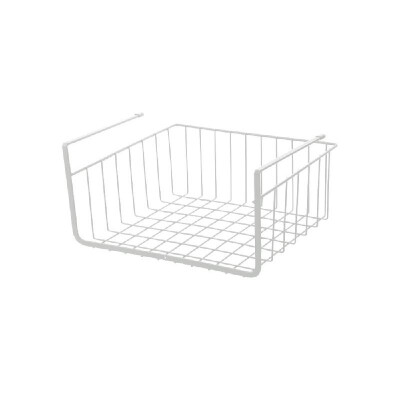 

Hanging Basket Under Shelf Hanging Metal Wire Storage Basket for Kitchen Office Pantry Bathroom Cabinet