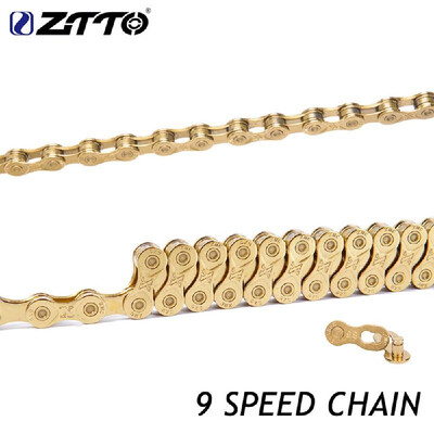 

Silver Mountain Bike Road Bicycle Accessories Practical Bicycle Chain for 9 Speed