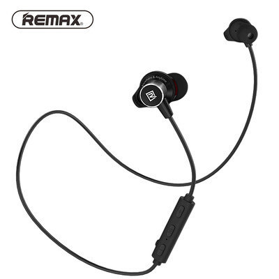 

REMAX Sport Running in ear Bluetooth Wireless Earphone Magnetic Neckband CVC Noise-reduce earphone with Mic for iphone