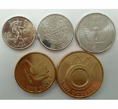 

5 PCS SET Coins Of Solomon Islands