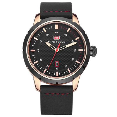 

BOFUTE Male Watches Japanese Quartz Movement Calendar Waterproof Genuine Leather Strap 0014G