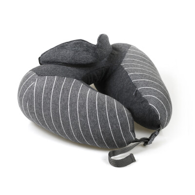 

Banzheni U-shaped pillow portable cervical pillow adult aircraft neck pillow neck travel U-shaped pillow pillow foam particles u-shaped pillow neck pillow multi-function travel pillow dark gray