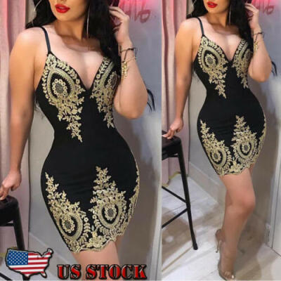 

Womens Bandage Bodycon Sleeveless Evening Party Cocktail Club Short Mini Dress