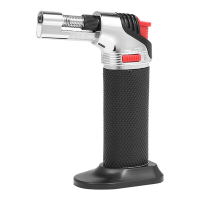 

Ignition Blow TorchBlack Adjustable Flame Outdoor Barbecue Butane Micro Torch Refillable Gas Cigar Lighter Butane Torch