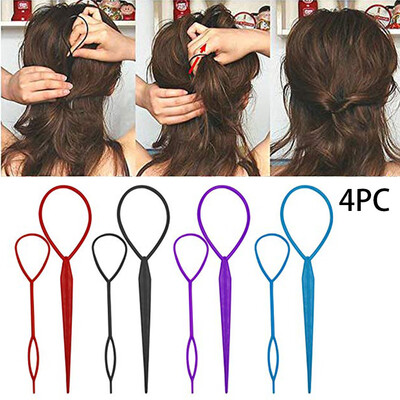 

〖Follure〗Simple Magic Hair Styling Clip Stick Bun Hairstyle Maker Braid Tool