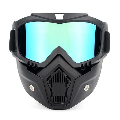 

Motorcycling Goggles UVA400 Protection Winter Skiing Goggle Riding Skating Sports Goggle with Detachable Mask