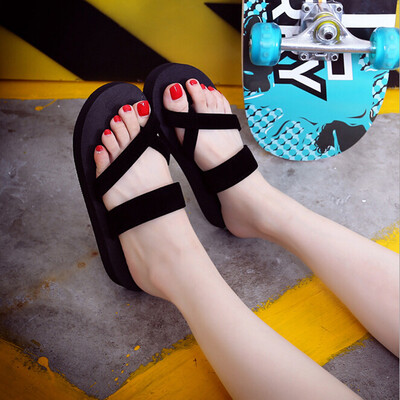 

Rose Womens Summer Flip Flops Casual Slippers Flat Sandals Beach Open Toe Shoes