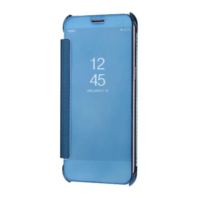 

Case Cover for Samsung Galaxy A8 2018 Luxury Clear View Mirror Flip Smart