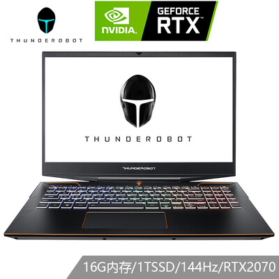 

ThundeRobot New 911Pro e-sports version 156-inch narrow border gaming laptop i7-9750H 16G memory 1TSSD 144Hz RTX2070