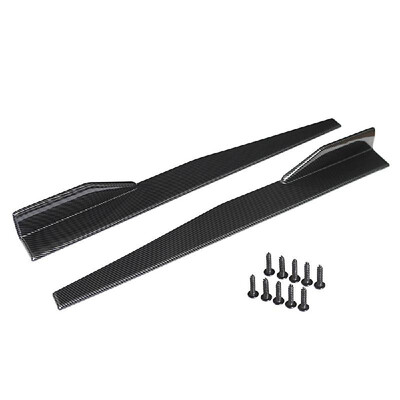 

2PCs 86cm Car Side Skirt Rocker Splitters Diffuser Winglet Wings Bumper Car Body Styling Kit Carbon fiber color
