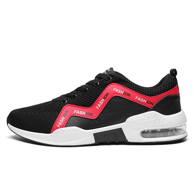 

Mens sports shoes trend breathable mesh running shoes students lightweight air cushion non-slip wild casual wear shoes