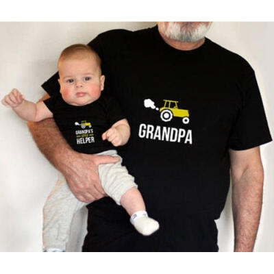 

Family Clothes Grandpa Mens T-Shirt Infant Baby Girl Boy Romper Playsuit T Shirt