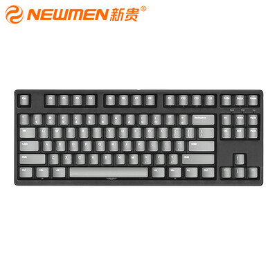 

Newmen C87 87-key cherry axis mechanical keyboard office keyboard wired keyboard game keyboard tea shaft black