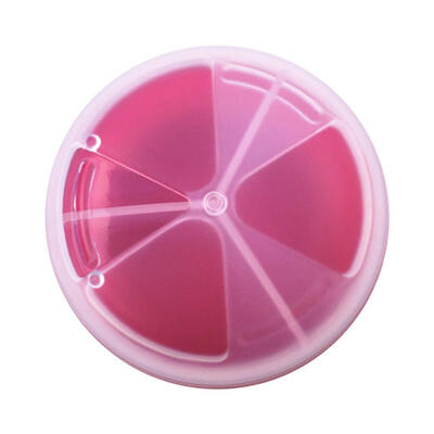

3 Grid Round Mini Tablet Pill Case Medicine Box Holder Storage Container