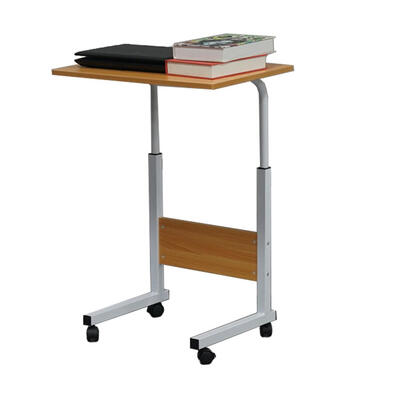 

Side Table Sofa End Cart Laptop PC Rolling Computer Desk Stand Coffee Tray