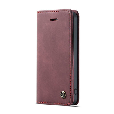 

CaseMe Retro Leather Case For iPhone XS MAX XR XS 6 7 8 Plus 5S se Hot 360 Luxury Magnetic Card Holder Wallet Cover Kickstand Case