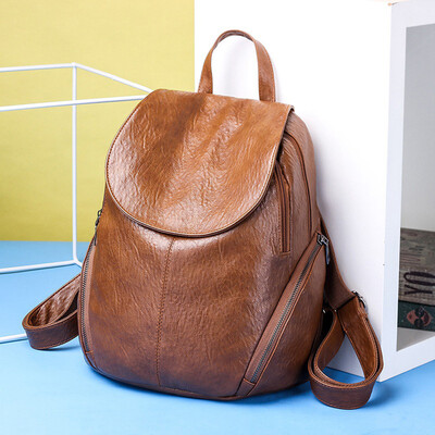

Tailored Fashion Lady Solid Color Wild Large Capacity Leisure Travel Bag Student Bag