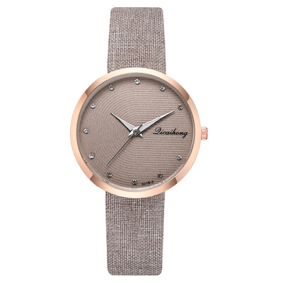 

Diamond fashion trend ladies watch temperament high-end PU with watch limited time promotion