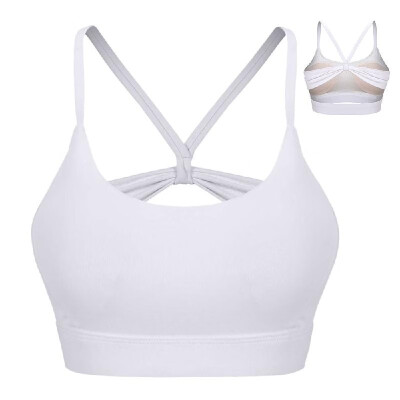 

Womens Sports Bras Bowknot Back Tops Activewear Clothes for Yoga Gym Running Fitness Workout