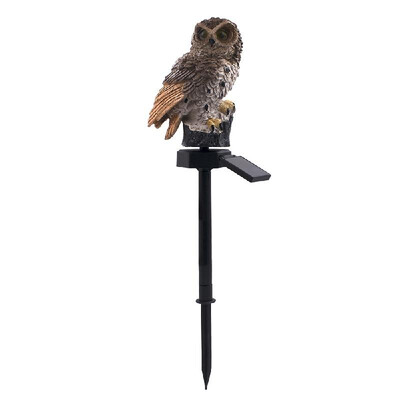 

2v 007w Owl Design Solar Power Energy LED Lawn Lamp Outdoor Light IP65 Water Resistance Built-in 600mAh High Capacity Rechargeabl