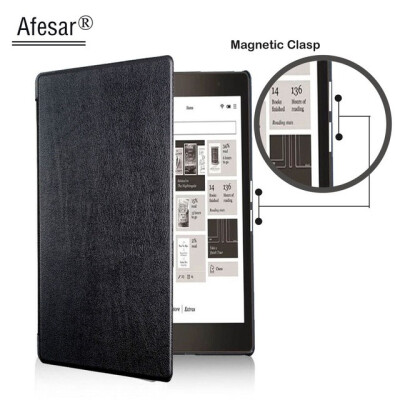 

funda Pu leather Book Cover for capa Rakuten Kobo Aura Edition 2 New 6 inch eReader Case magnetic flip use for kobo aura 2016