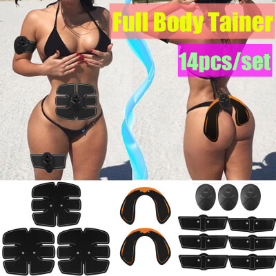 

〖Follure〗14PCSSet EMS Trainer Hip Lifter Enhancer Muscle Training Abs Slimming Sexy Kit