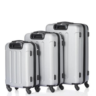 

3Pcs Luggage Travel Set Bag PC ABS Trolley Spinner Suitcase wTSA Lock