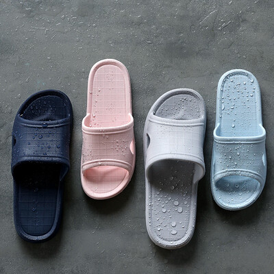 

Beijing Tokyo bathroom slippers mens home bedroom sandals&slippers soft bottom non-slip gray 40-41