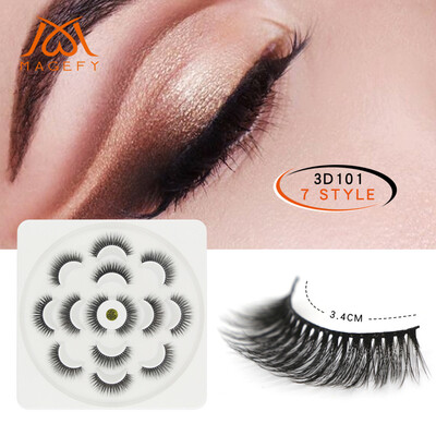

〖Follure〗7Pair Luxury 3D False Lashes Fluffy Strip Eyelashes Long Natural Party