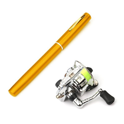 

1M 14M Pocket Collapsible Fishing Rod Reel Combo Mini Pen Fishing Pole Kit Telescopic Fishing Rod Spinning Reel Combo Kit