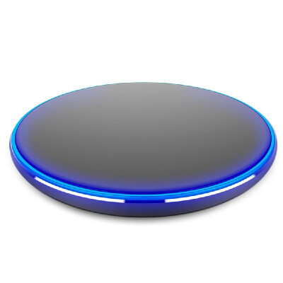 

Wireless Fast Charger Qi Wireless Charger Charging Pad Universal Fast Phone Charge Base Ultra Thin Metal Round Shape for SSamsung