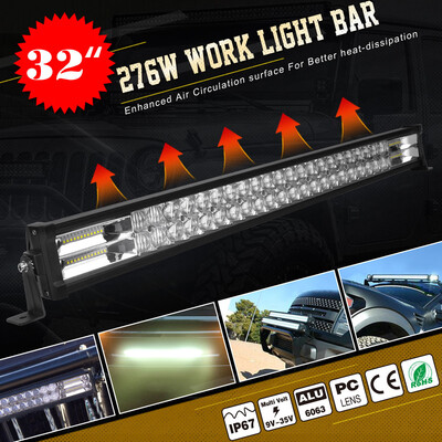 

5D 32" Inch 276W LED Light Work Bar Lens Combo Truck Fog Lamp For Jeep Off-road