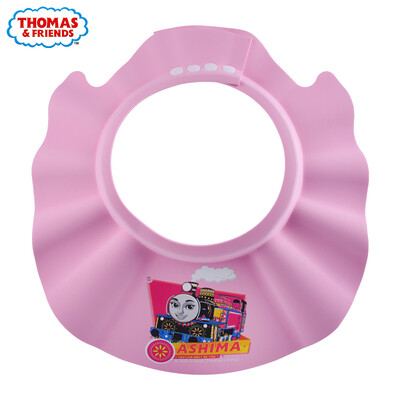 

Thomas&friends THOMAS & FRIENDS baby shower cap childrens shampoo cap baby shampoo cap shampoo artifact shower cap waterproof ear protection size adjustable pink