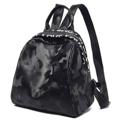 

Tailored New Ladies Casual Fashion Messenger Bag Zipper Backpack Student Bag Travel Bag