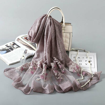 

Women Soft Long Neck Large Scarf Wrap Shawl Pashmina Stole Scarve Chiffon Cotton