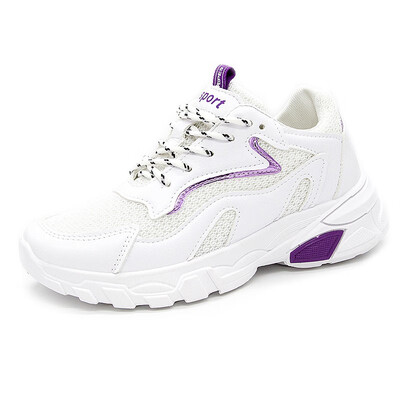 

YI XIE breathable sneakers womens old shoes womens wild Korean ulzzang student running shoes 7451