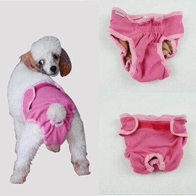 

Female Dog Menstruation Underwear Toilet Training Dog Diapers Short Washable Dog Physiological Pant