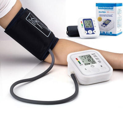 

LCD Digital Automatic Upper Arm Blood Pressure Monitor Intellisense 99 Memory High