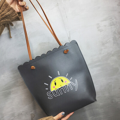 

Tailored Unisex Fashion Print Letter Casual Handbag Shoulder Bag Tote Zipper Bag