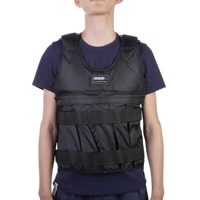 

SUTENG 50kg Max Loading Weighted Vest Adjustable Jacket Exercise Boxing Training Waistcoat