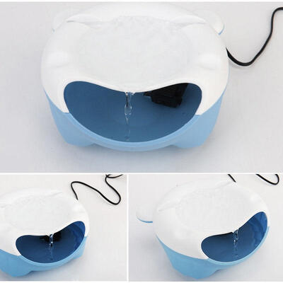 

Hot Automatic Electric 360° Pet Water Night Light Fountain Dog Cat Waterfall Drinki New