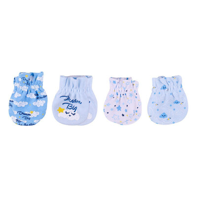 

0-6Months Baby Accessories Newborn For Babies Baby Girls Boys Cotton 34Pcslot Print Baby Gloves Mittens Baby Anti Scratching