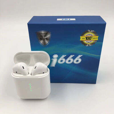 

I666 touch open cover pop-up window tws bluetooth headset wireless charge 50 binaural call siri wake up