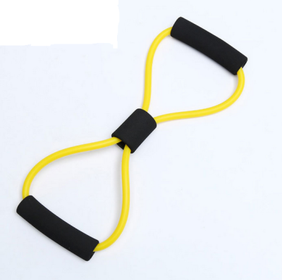 

8 character tension device pull rope yoga resistance latex breast expander mini exercise equipment