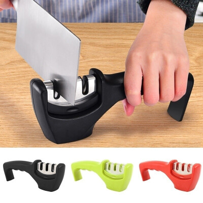 

Professional Knife Sharpener Kitchen Whetstone Sharpening Stone Knives Grinder Tungsten Diamond Ceramic Three Stage Grindstone