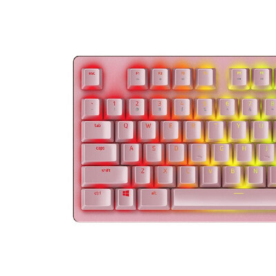 

Razer Huntsman Mechanical Keyboard Gaming Opto-Mechanical Switch 104 Keys RGB Backlight Wired Keyboard Silver